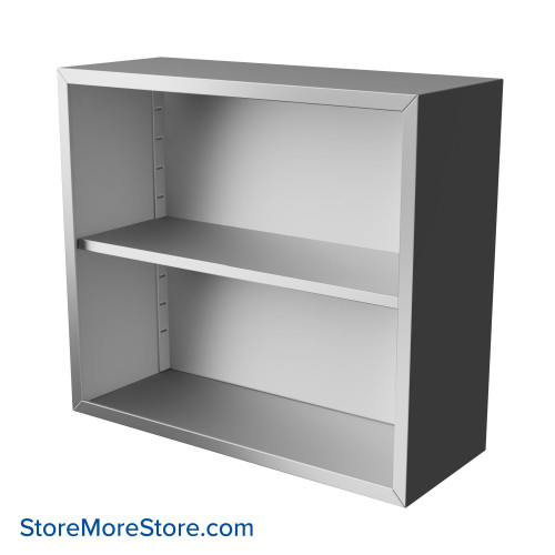 Wall Mount Stainless Steel Shelves, 36" W